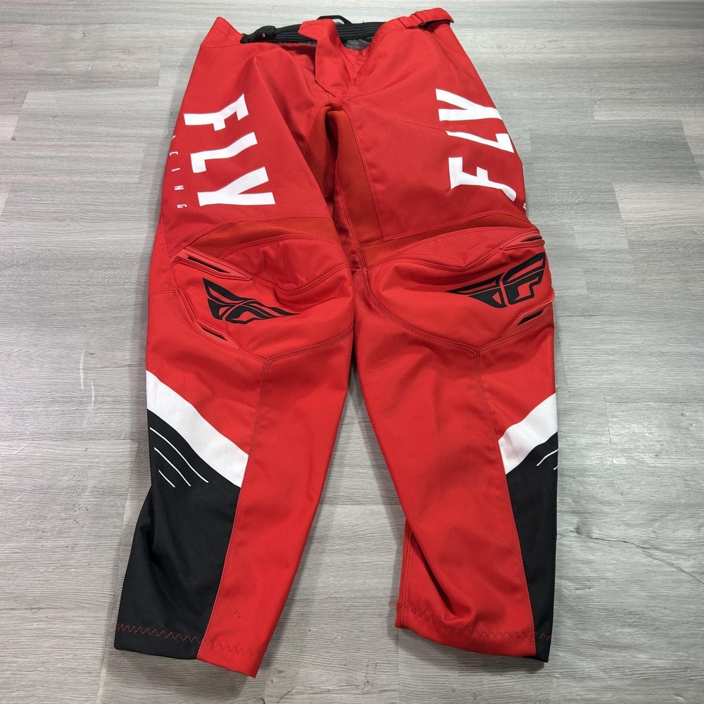 Fly Racing F-16 Pants Mens 32x30 Red Colorblock Motocross MX Track Off Road